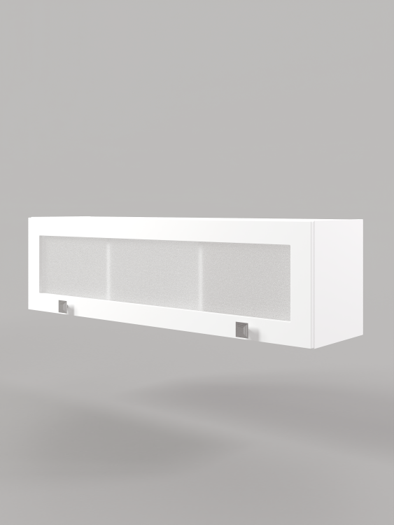 МИРА № 8 шкаф навесной витрина 1400, Собран