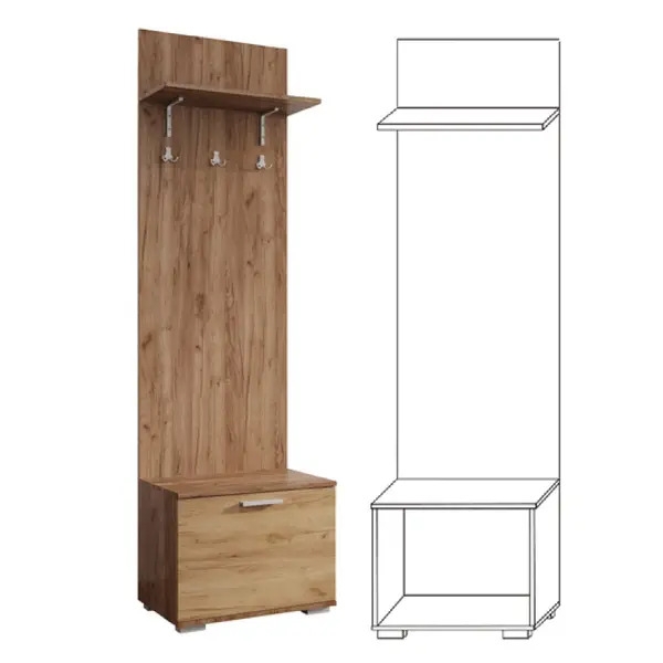 ВИВА  Тумба + вешалка, Собран