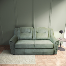 Софа "СЛОНИК" 2 задняя спинка с кож,зам  К-3