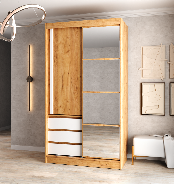 Шкаф купе НАЙС  2Д  (120), Ограниченно годен