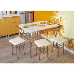 Стол обеденный с фотопечатью снято