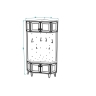 МИРА №25 Тумба+ Вешалка угловая