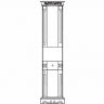 ванная АМЕЛИЯ Шкаф 2Д 1Я (0455.5)