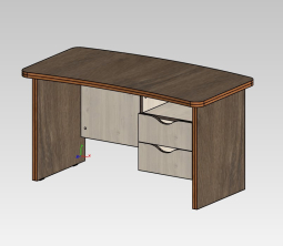 Стол Руководитель 1800х740х755, Собран