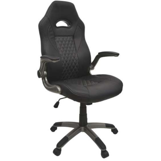 Fotoliu Birou F-86~Black Grey