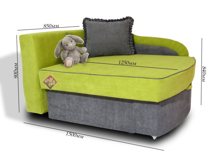 Кровать МАШЕНЬКА TFK правая К-1