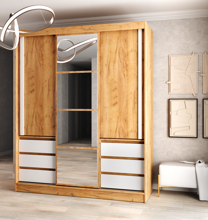 Шкаф купе НАЙС  3Д  (180), Не годен