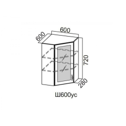 ВОЛНА Ш 600ус/ 720 (60ВВ угол)