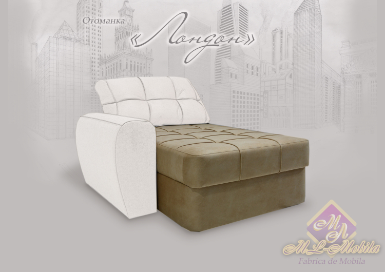 Оттоманка "ЛОНДОН" К-2 ТFK, Собран