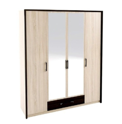 СКАРЛЕТ Шкаф 4-х дв (1800), Собран