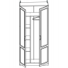 Ливерпуль №  3 Шкаф для одежды 