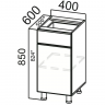 КОРПУС Стол 400 1я1дв
