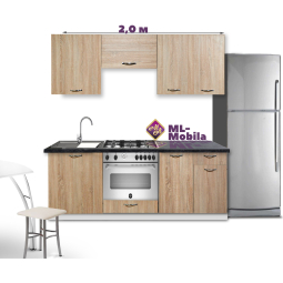 Кухня  Омега - 4 (2,00м)(без столешницы)