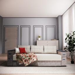 Кровать ЕВРОСОФА 7/2 Змейка+Бонель К-1, Собран